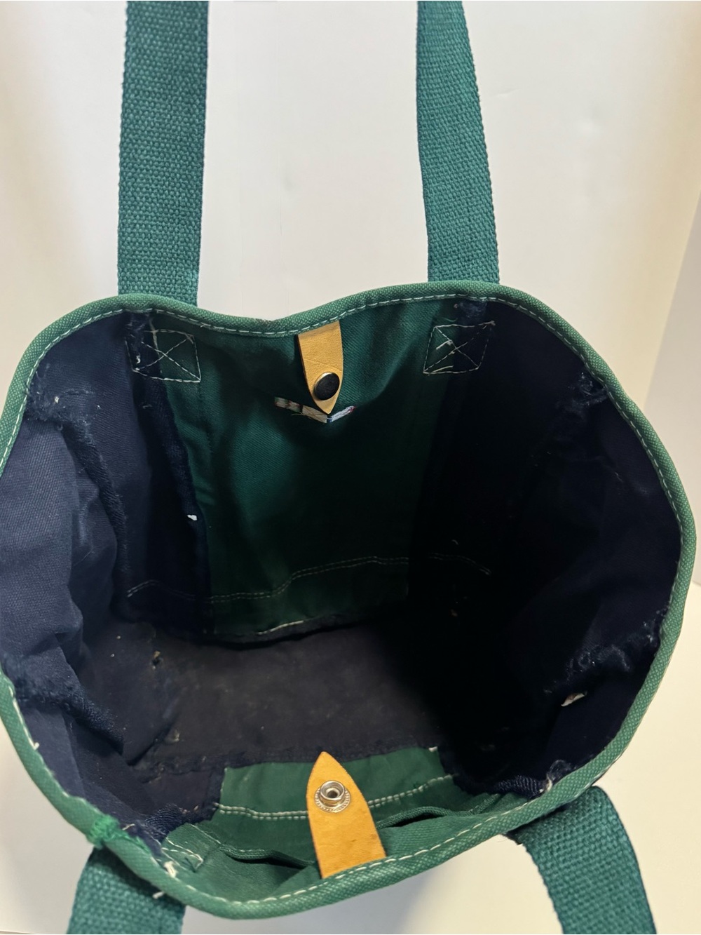Vintage L.L. Bean Tote Bag Nautical Signal Flag Embroidery (L.L.B.) - Picture 5 of 10